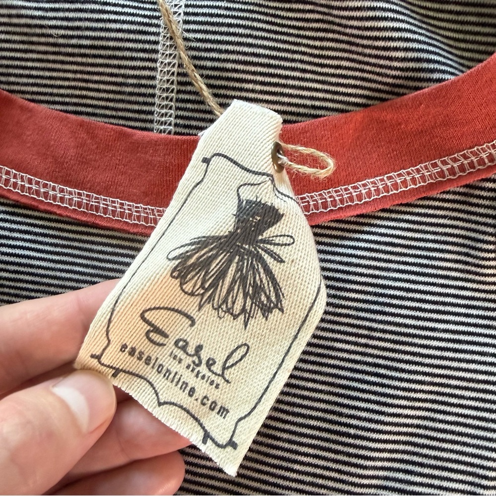 NWT Easel Oversized Boho Britt Patchwork Top Size… - image 6